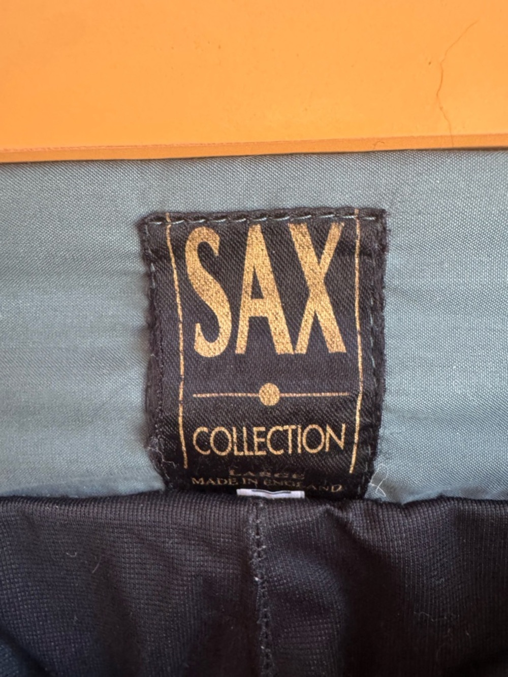 Vintage SAX water resistant baggy parachute style pants dark green size large - Picture 4 of 10